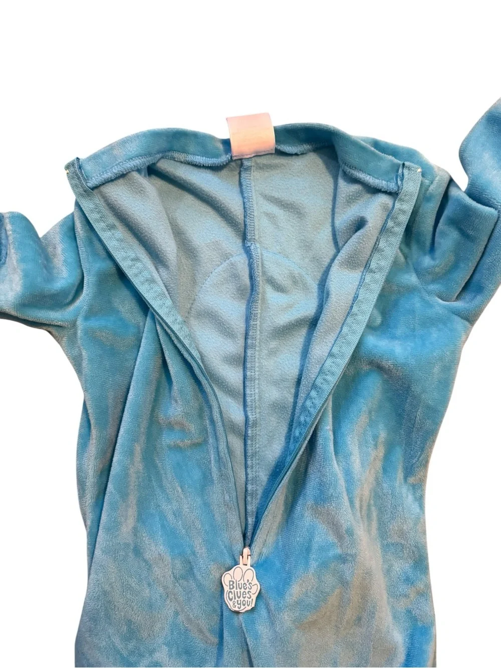 Toddler Blues Clues Halloween costume with hood EUC Size 2T